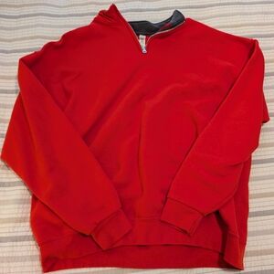 Quarter zip sweatshirt. Extra large